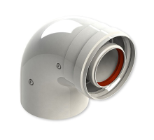 Коліно пластикове 90* ф60 Groppalli