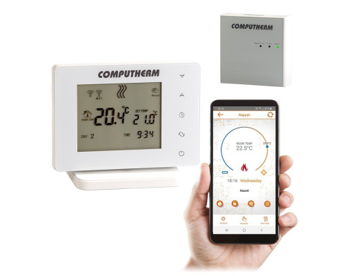 Бездротовий сенсорний Wi-Fi терморегулятор COMPUTHERM E400RF