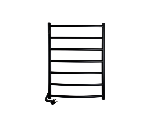 Рушникосушарка Драбинка Дуга П7 500*700 ЕП (чорний мат. RAL 9005)