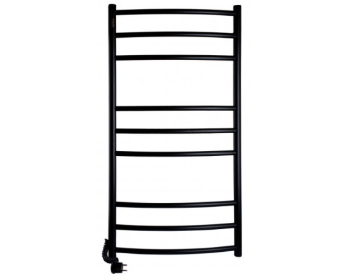 Рушникосушарка Драбинка Дуга Еліт П9 500*1000 (чорний мат RAL 9005)