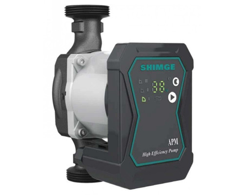 Насос циркуляційний енергозберегAPM 25/6-130  Qmax-3м3 + гайка+ кабель SHIMGE